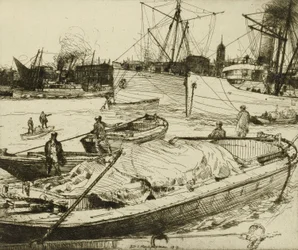 The Rushing Tide on the Thames