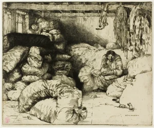 The Sleeping Rag Vendor
