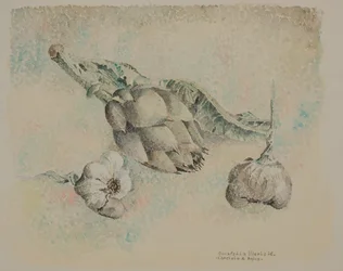 Artichokes and garlic