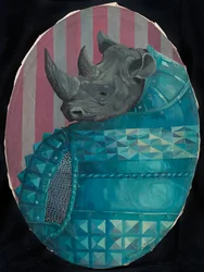 The Rhinoceros, Inspired by Dürer