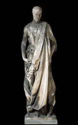 Habakkuk or Elisha. Marble sculpture by Donatello