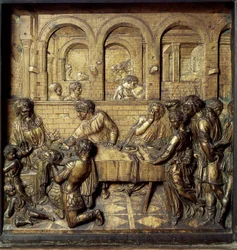 The banquet of Herode Antipas II (21 BC-39 AD). (detail)