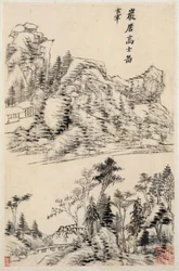 Landscapes after old masters, dated 1630