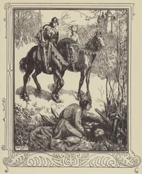 A lady weeping bitterly