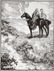 As they waiting on the little woodland knoll, 1905