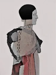 Abstract Woman Profile