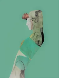 Abstract Woman Profile