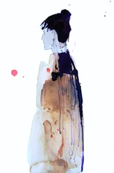 Abstract Woman Profile