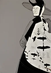 Avian Fashion Silhouette