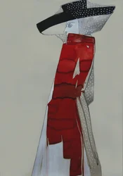Elegant Lady in Red