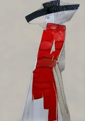 Elegant Woman in Red