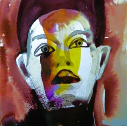 Intense Abstract Face