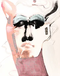 Mysterious Abstract Face