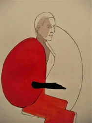 Woman In Red