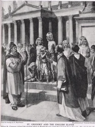 St. Gregory and the English Slaves (illustration from 