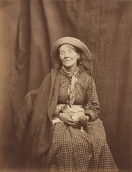 Woman Holding a Dead Bird, Surrey County Asylum, c. 1855