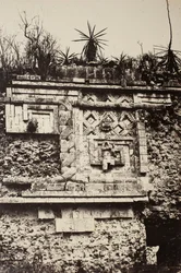 Uxmal, Indian Bas Relief, Nun