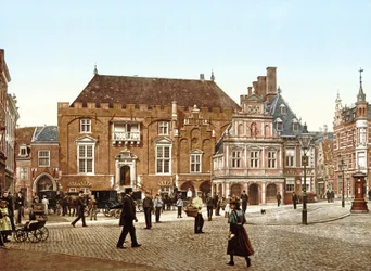 City Hall on the Grote Markt, Haarlem, Holland