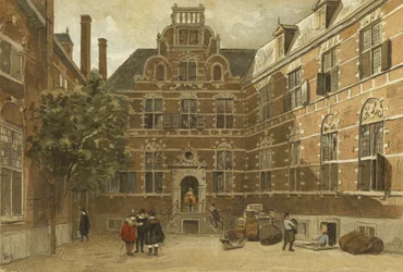 Courtyard of the Oost-Indisch Huis, Amsterdam
