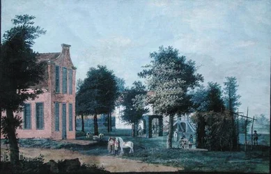 Huntsmen in a Garden Setting, c.1770