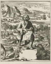 Louis Hennepin Landing in North America, pub. 1688