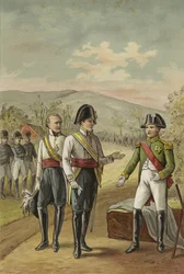 Meeting of Napoleon and Emperor Francis II of Austria after the Battle of Austerlitz, 1805