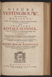 Title Page of Nieuwe Vestingbouw
