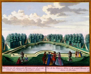 View from Het Zeganpralent Kennemerlant by Hendrick de Leth and Matthias Brouerius Van Nidek, published c.1700-30
