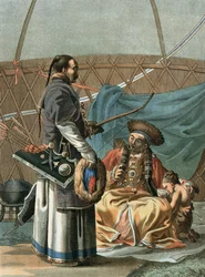 A Tartar Family, engraved by the artist