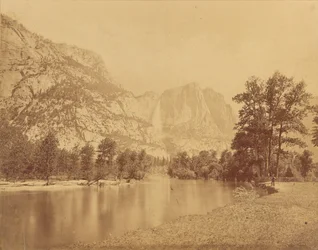 Falls of the Yosemite. (Great Grizzly Bear.) 2600 Feet Fall.