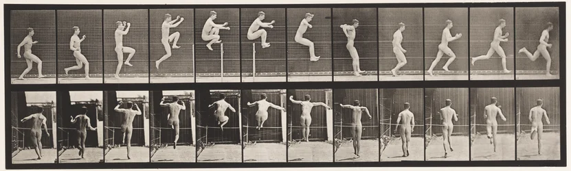 Plate 154. Jumping; Running Straight, High Jump