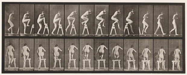 Plate 178. Stepping On and Over a Trestle