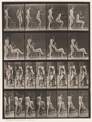 Plate 239. Two Models, One Standing, the Other Sitting, Crossing Legs