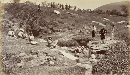 Pulling Cloth at Almolonga, Guatemala