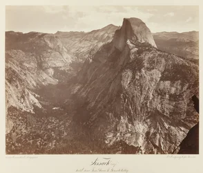 Tissack, South Dome from Glacier Point, Yosemite Valley #73, c.1872