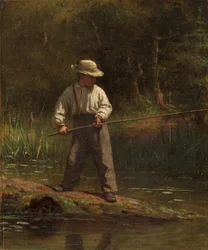 Boy Fishing, 1860s