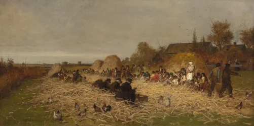 Husking Bee, Island of Nantucket, 1876