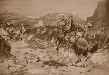 Captain Jotham is Shot Dead in Attempting to Rescue One of His Men