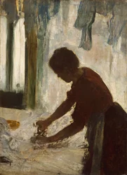 A Woman Ironing, 1873