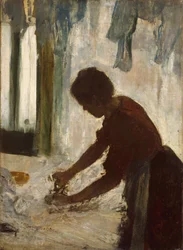 A Woman Ironing, 1873