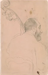 Achille Gouffe, double bass player at the Paris Opera