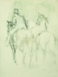 Amazone et cavalier