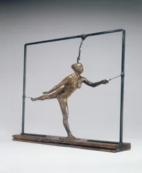 Arabesque Over the Right Leg, Left Arm in Front