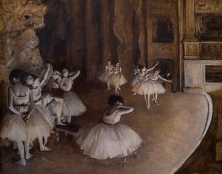 Ballet Repetition on Stage