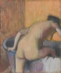 Bather Stepping into a Tub, c. 1890