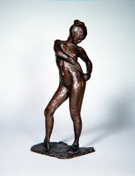 Dancer Fastening the Strings of Her Tights, c.1885-90, Cast 1919