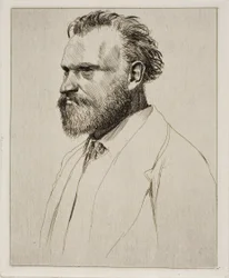 Bust-Length Portrait of Edouard Manet
