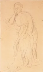 Eugenie Fiocre, study for Mlle Fiocre in the ballet 