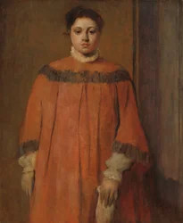 Girl in Red, c. 1866