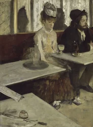 In a Café Absinthe, 1873